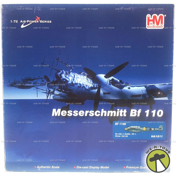 Hobby Master 1:72 Air Power Series Messerschmitt Bf 110 2011 Vehicle #HA1811