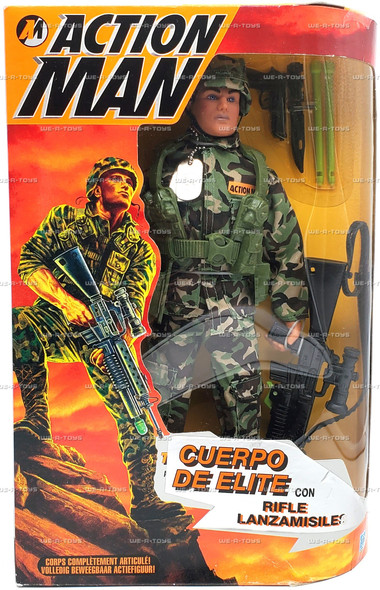 Action Man Cuerpo De Elite con Rifle Lanzamisiles 1993 Hasbro #16156