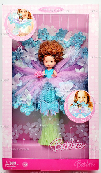 Barbie Flower Girl Redhead Kelly Doll 2006 Mattel L0054