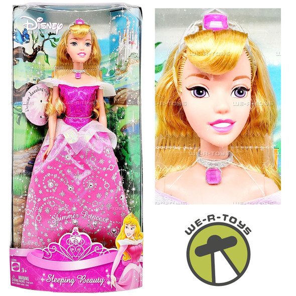 Disney Shimmer Princess Sleeping Beauty Doll 2007 Mattel L9269