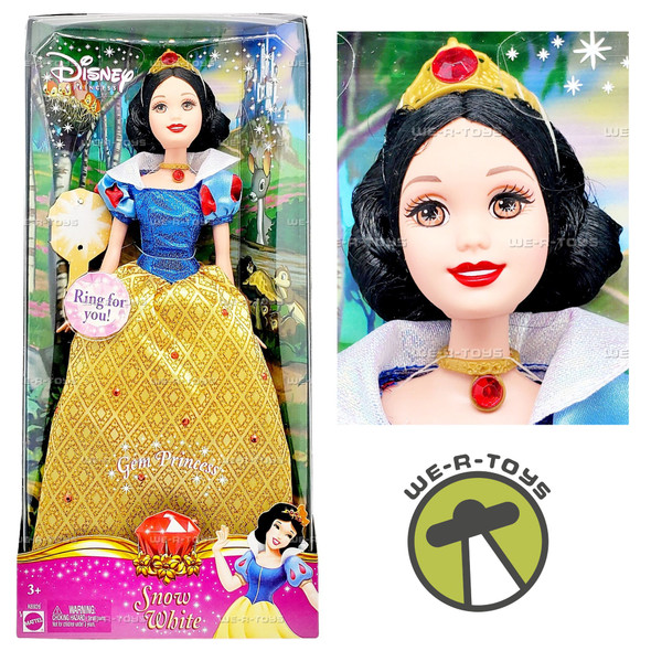 Disney Gem Princess Snow White Doll 2006 Mattel K6926