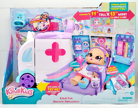 Kindi Kids Unicorn Ambulance 2019 Moose Toys 50040