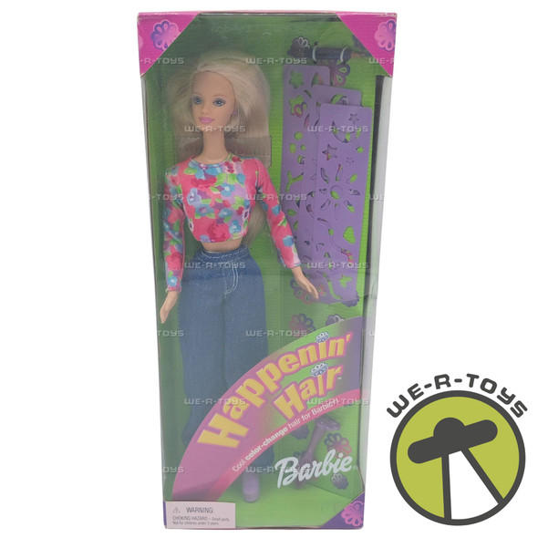 Barbie Happenin' Hair Doll 2000 Mattel 28881 New
