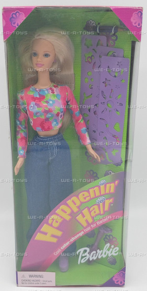 Barbie Happenin' Hair Doll 2000 Mattel 28881 New