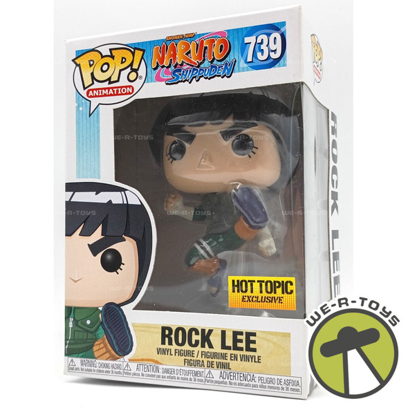 Funko POP! Naruto Shippuden Rock Lee #739 Vinyl Figure 2002 Hot Topic Exclusive
