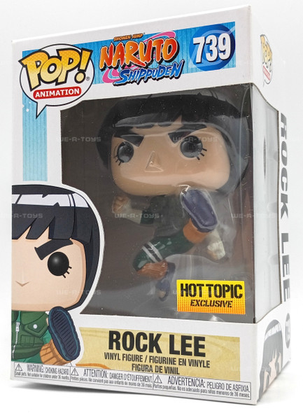 Funko POP! Naruto Shippuden Rock Lee #739 Vinyl Figure 2002 Hot Topic Exclusive