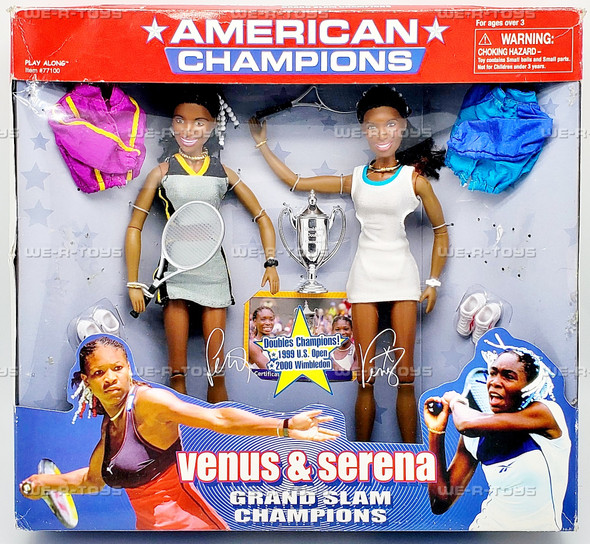 American Champions Venus and Serena Grand Slam Champions Doll Set Play Along