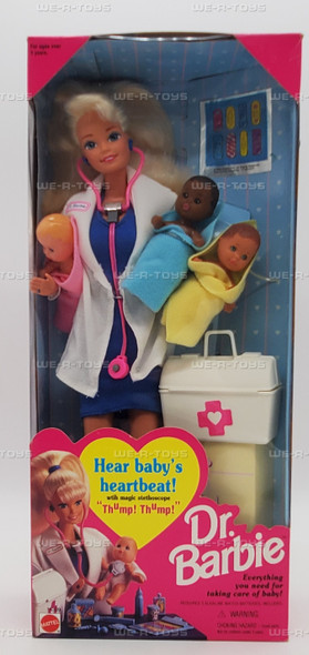 Barbie Dr. Barbie Doll with Three Babies 1995 Mattel 14309 NEW