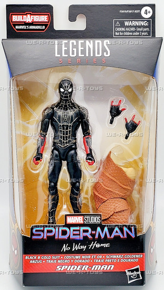 Marvel Legends Series Spider-Man Black & Gold Suit Action Figure 2021 Hasbro