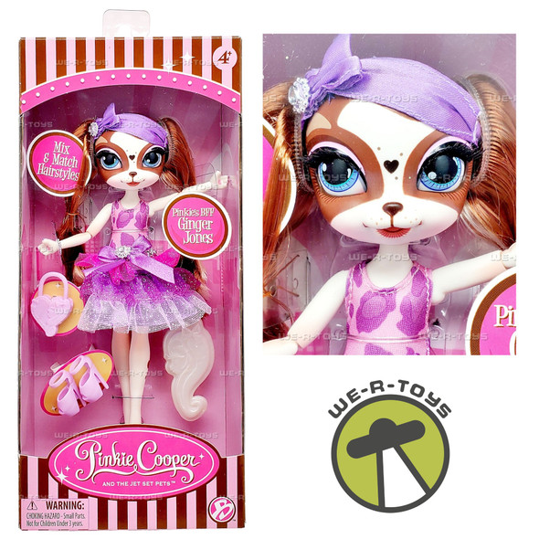 Pinkie Cooper and the Jet Set Pets Ginger Jones Doll 2013 Bridge Direct 33047