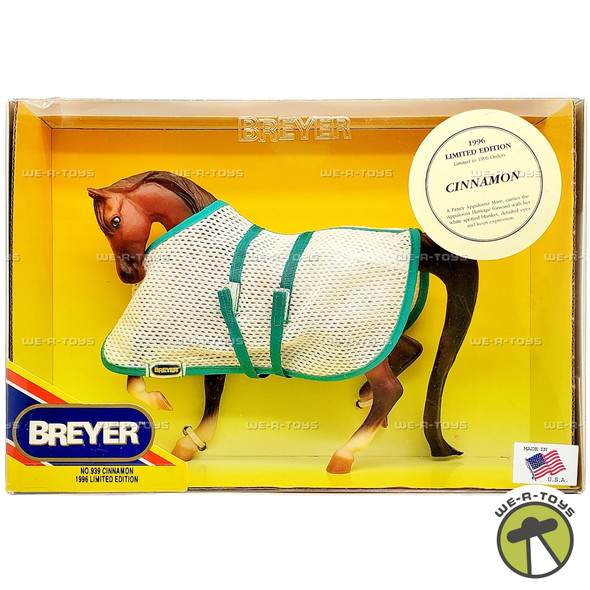 Breyer Cinnamon Horse Figure No. 939 Limited Edition 1996