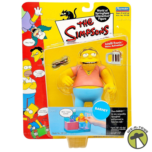 The Simpsons World of Springfield Barney Gumble Wave 2 Action Figure 99109
