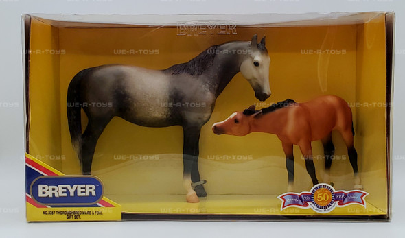 Breyer Thoroughbred Mare and Foal Gift Set Reeves 1993 Item No. 3357 NEW