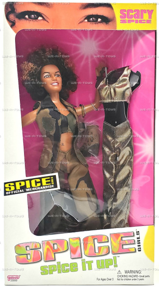 Spice Girls Spice It Up! Scary Spice Doll in Army Print 1999 Galoob #23553