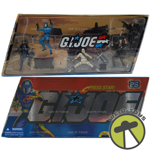 GI Joe 25th Anniversary Cobra Enemy Set of 5 Action Figures 2007 Hasbro C001D New