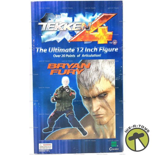 Tekken 4 Bryan Fury The Ultimate 12" Action Figure 2001 Epoch #5540