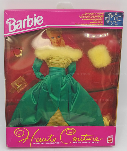 Barbie Haute Couture Fashions With Bracelet Charm 1993 Mattel 10769 New