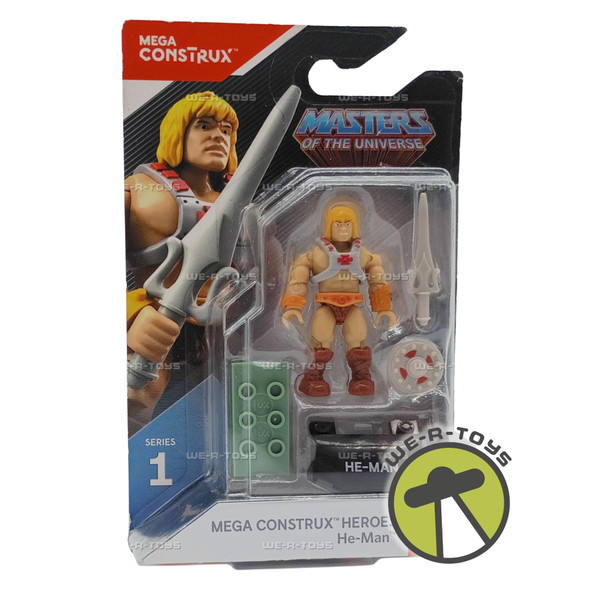 Masters of The Universe Mega Construx He-Man Action Figure 2017 Mega Brands New