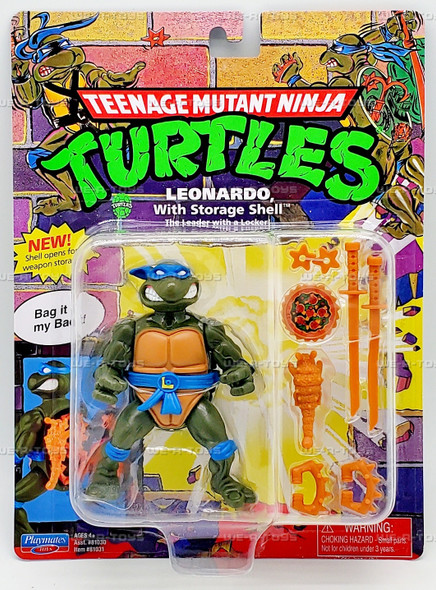 Teenage Mutant Ninja Turtles Storage Shell Leonardo Figure Playmates 81031