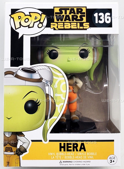 Funko Pop! Star Wars Rebels Hera 136 Bobble-Head Vinyl Figure