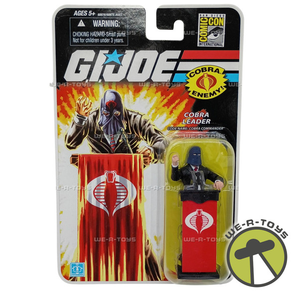 GI Joe Cobra Enemy Cobra Leader Action Figure 2008 Hasbro 68876 New