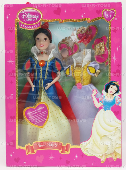 Disney Snow White Doll & Wardrobe Disney Store London Exclusive 10222 New