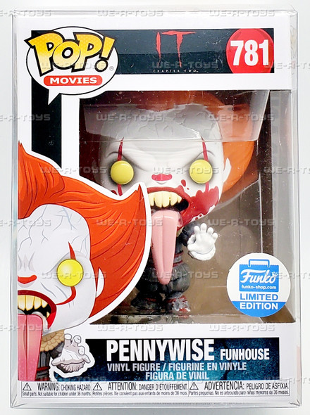Funko POP Movies It Chapter Two Pennywise Blood Splatter Funhouse 781 Vinyl Figure