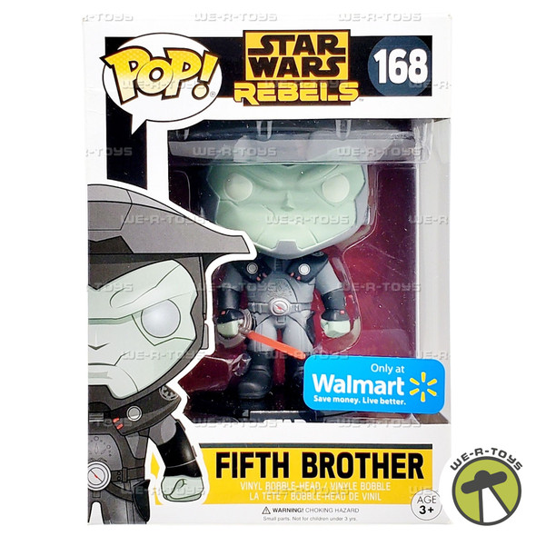 Funko POP Star Wars Rebels Fifth Brother 168 Vinyl Bobble Head Figure