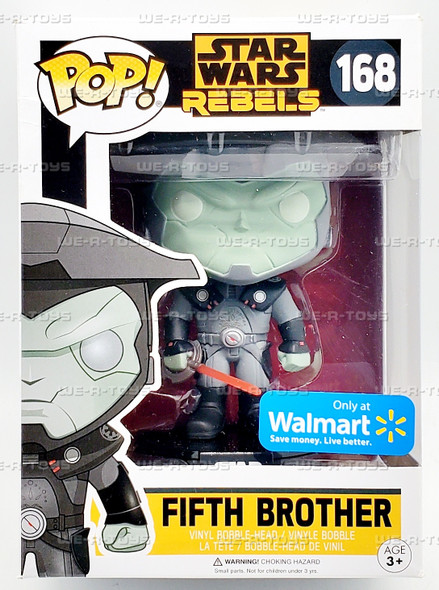 Funko POP Star Wars Rebels Fifth Brother 168 Vinyl Bobble Head Figure
