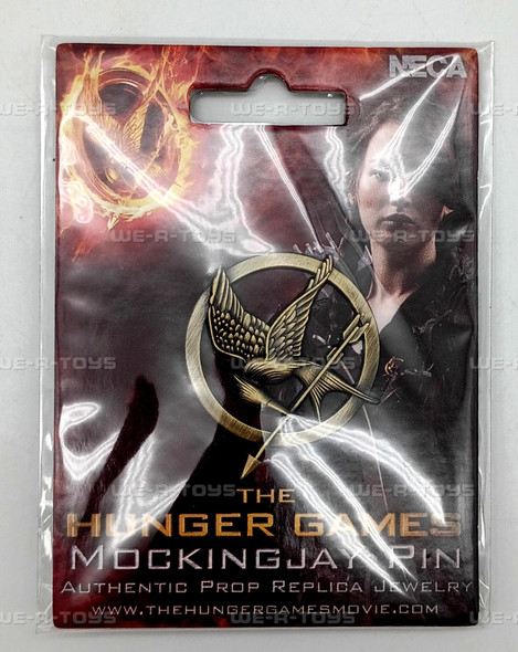The Hunger Games Mockingjay Pin Authentic Prop Replica Jewelry 2012 NECA