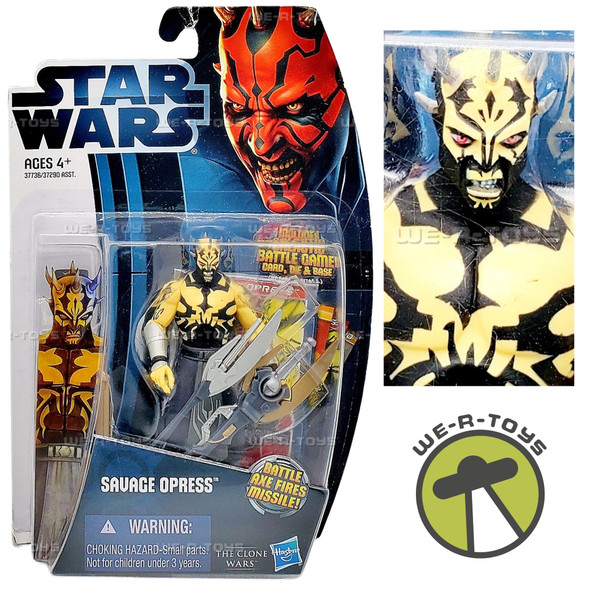 Star Wars Clone Wars Savage Opress Action Figure 2012 Hasbro 37736