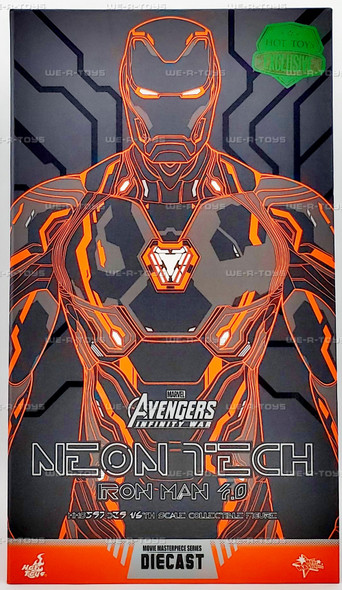 Neon Tech Marvel Avengers Infinity War Iron Man 4.0 Diecast Action Figure