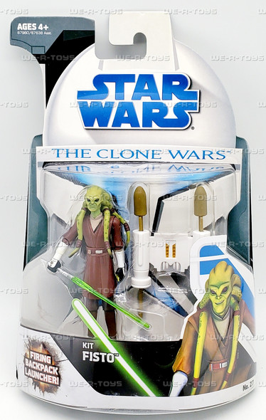 Star Wars The Clone Wars Kit Fisto Action Figure 2009 Hasbro 87960