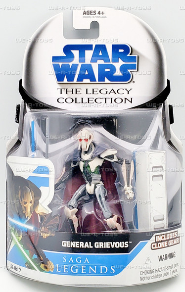 Star Wars The Legacy Collection General Grievous Action Figure 2008 Hasbro 89035