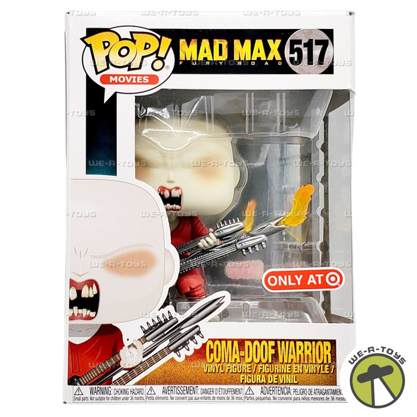 Funko POP Movies Mad Max Fury Road Coma-Doof Warrior 517 Vinyl Figure