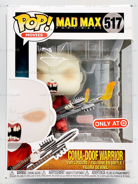 Funko POP Movies Mad Max Fury Road Coma-Doof Warrior 517 Vinyl Figure