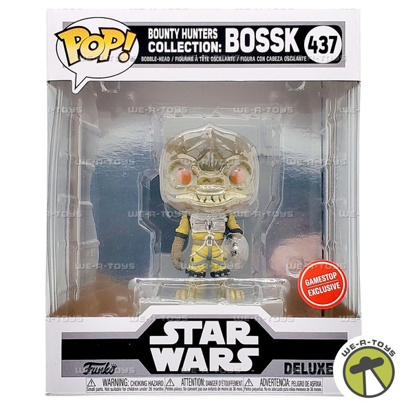 Funko POP Deluxe Star Wars Bounty Hunter Bossk 437 Bobble Head Vinyl Figure