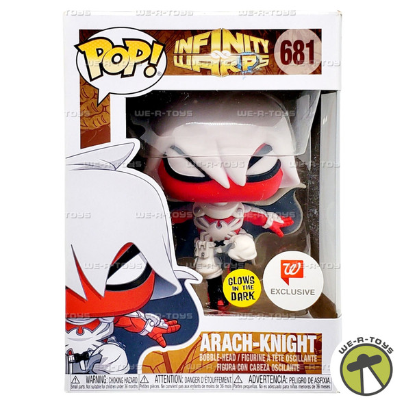 Funko POP Infinity Warps Arach-Knight 681 Glow in The Dark Bobble Head Figure