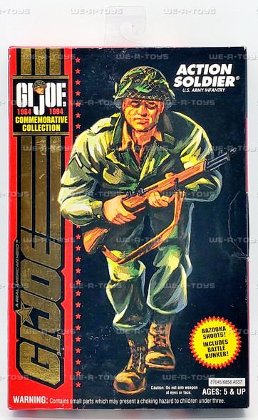 G.I. Joe Action Soldier U.S. Army Infantry with Battle Bunker Figure Hasbro