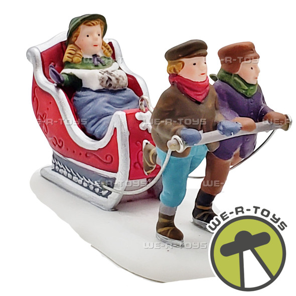 Department 56 Winter Sleighride Heritage Village Collection #58254 NEW