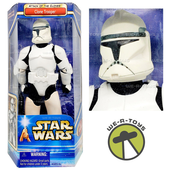 Star Wars Attack of the Clones Clone Trooper Action Figure 2002 Hasbro 32494