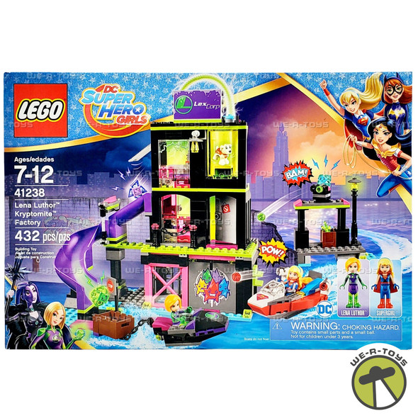 LEGO DC Super Hero Girls Lena Luthor Kryptomite Factory 432 Piece Building Kit