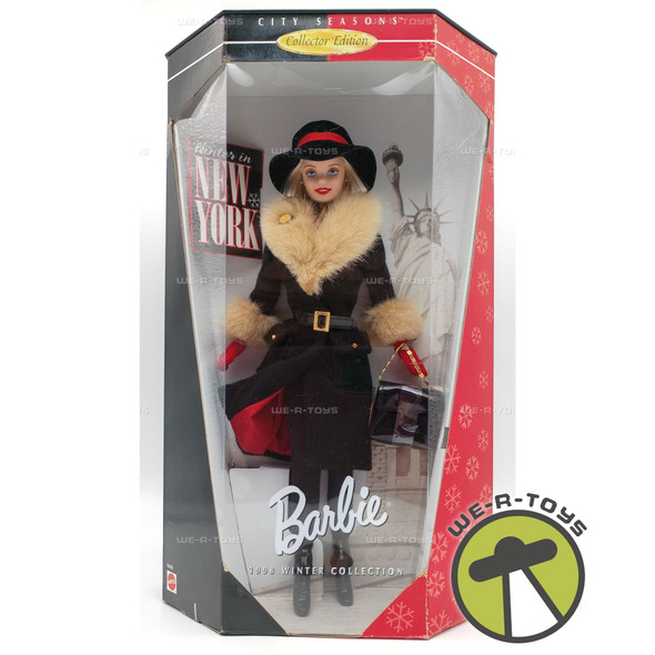 Barbie City Seasons 1998 Winter In New York Collector Edition Doll 1997 Mattel