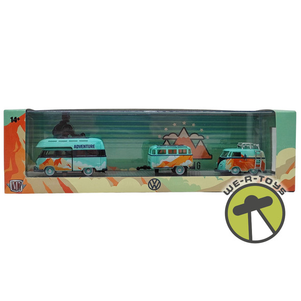 Volkswagen Camping Travelers 1959 Double Cab Truck & 1960 Delivery Van/Trailer