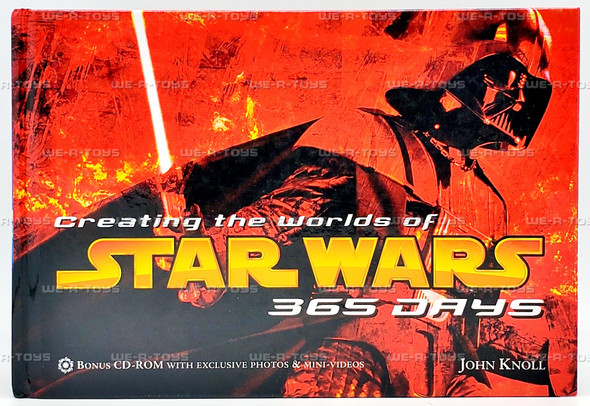 Creating the Worlds of Star Wars 365 Days Book With Bonus CD-Rom by John Knoll