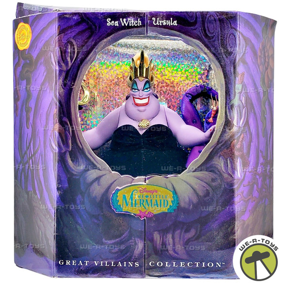 Disney's The Little Mermaid Sea Witch Ursula Doll 1997 Mattel 17575