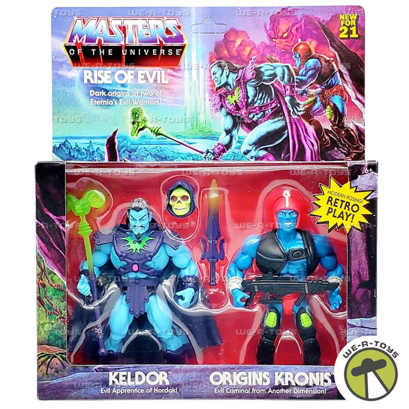 Masters of the Universe Rise of Evil Keldor and Kronis Action Figures Mattel