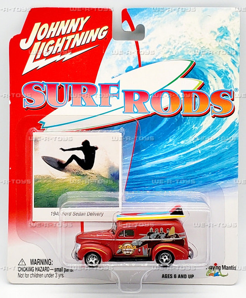 Johnny Lightning Surf Rods 1940 Ford Sedan Delivery Vehicle Playing Mantis 29407