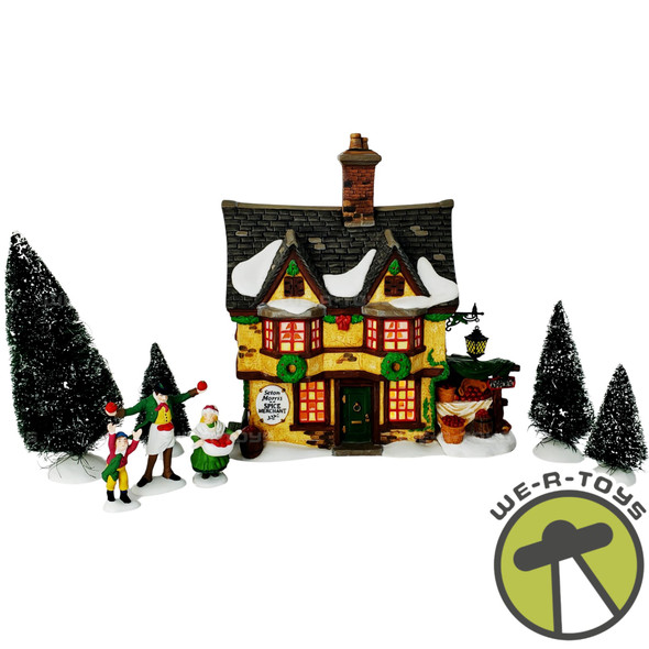 Department 56 Seton Morris Spice Merchant Gift Set Lighted #58308