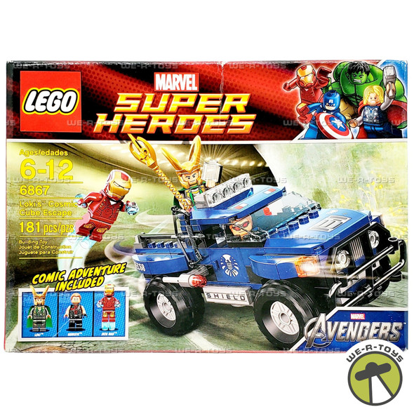 LEGO Marvel Super Heroes Loki's Cosmic Cube Escape 181 Piece Building Kit 6867